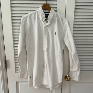 Men's White Polo by Ralph Lauren Shirt
